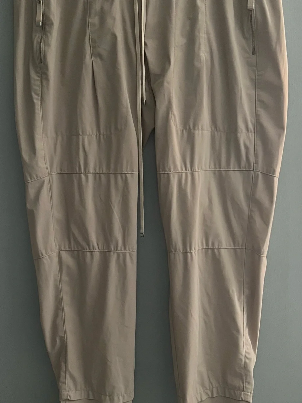 RAFFAELLO ROSSI Light Beige Drawstring Joggers - Picture 1 of 8